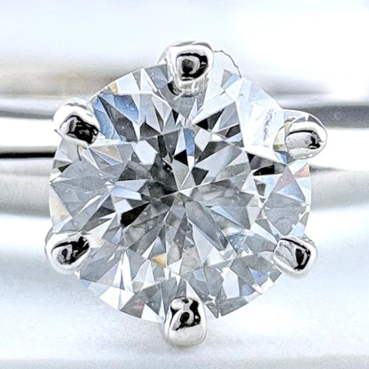 Tiffany & Co Solitaire Ring Platinum Diamond