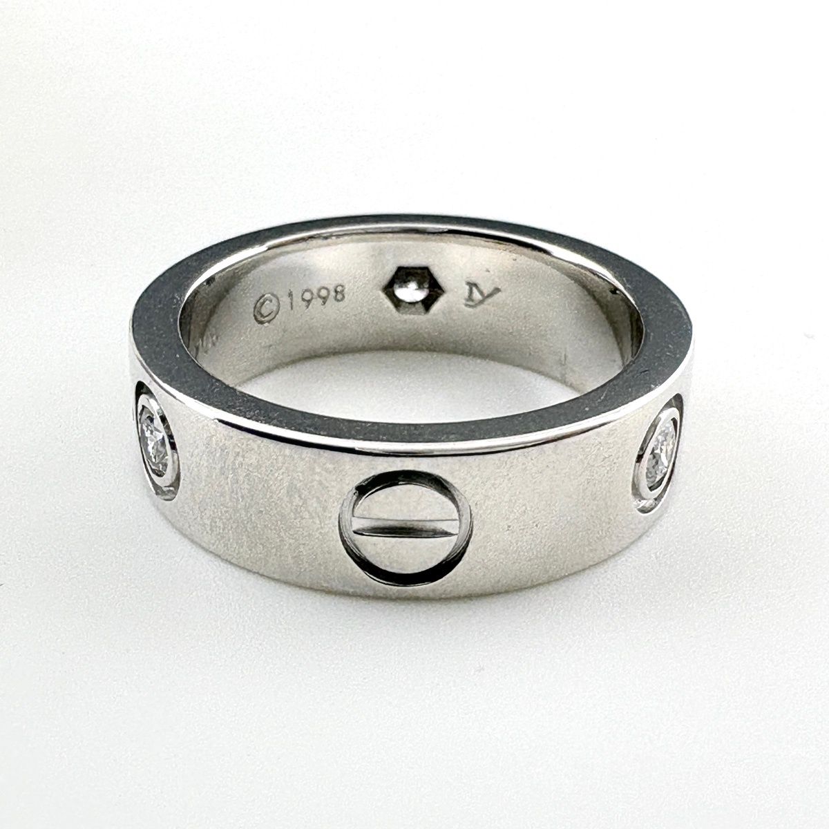 Cartier Love Half Ring Pave Diamond