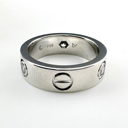 Cartier Love Half Ring Pave Diamond