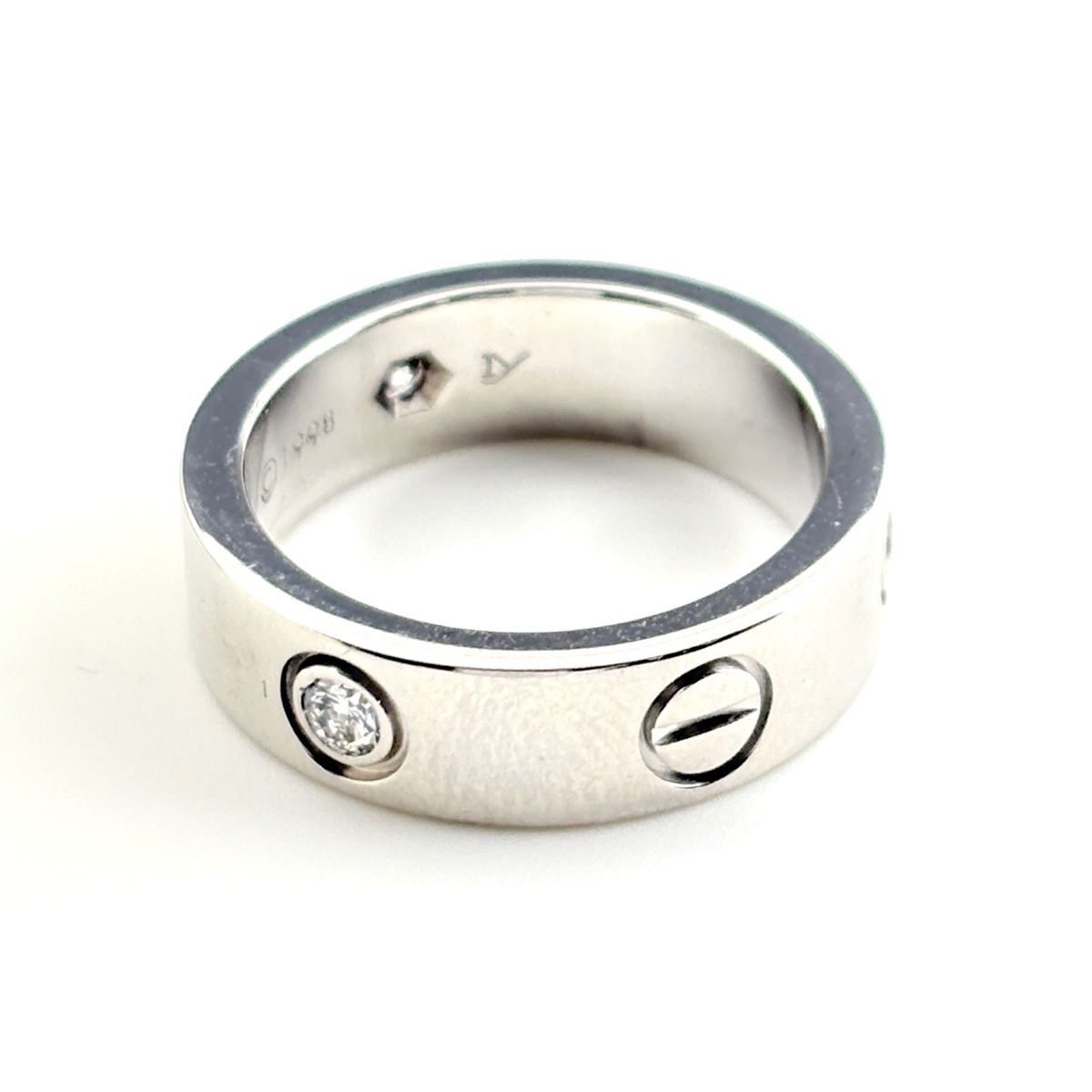 Cartier Love Half Ring Pave Diamond