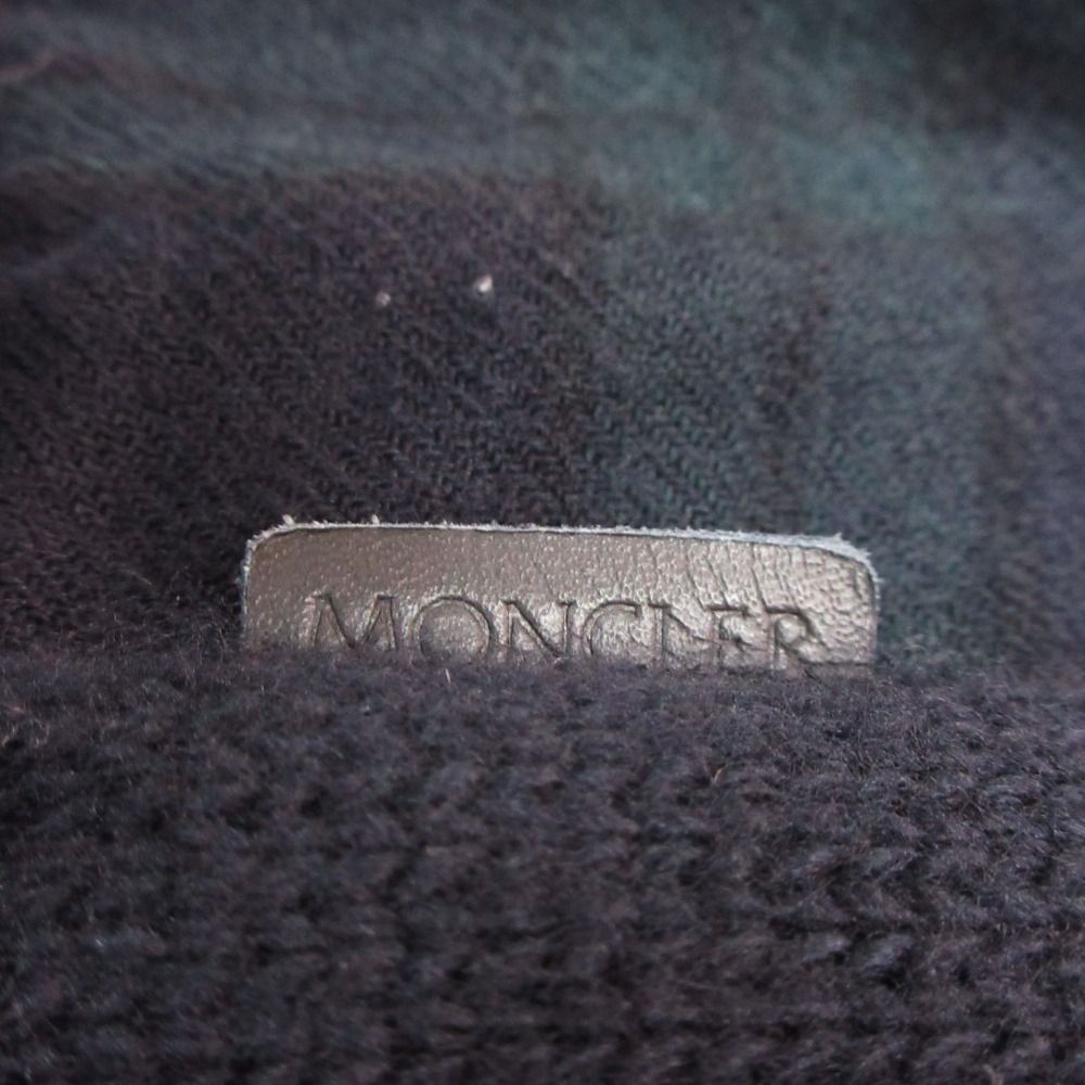 Moncler Knit Tartan Plaid Contrast Pullover Sweater Maglione Tricot Girocollo
