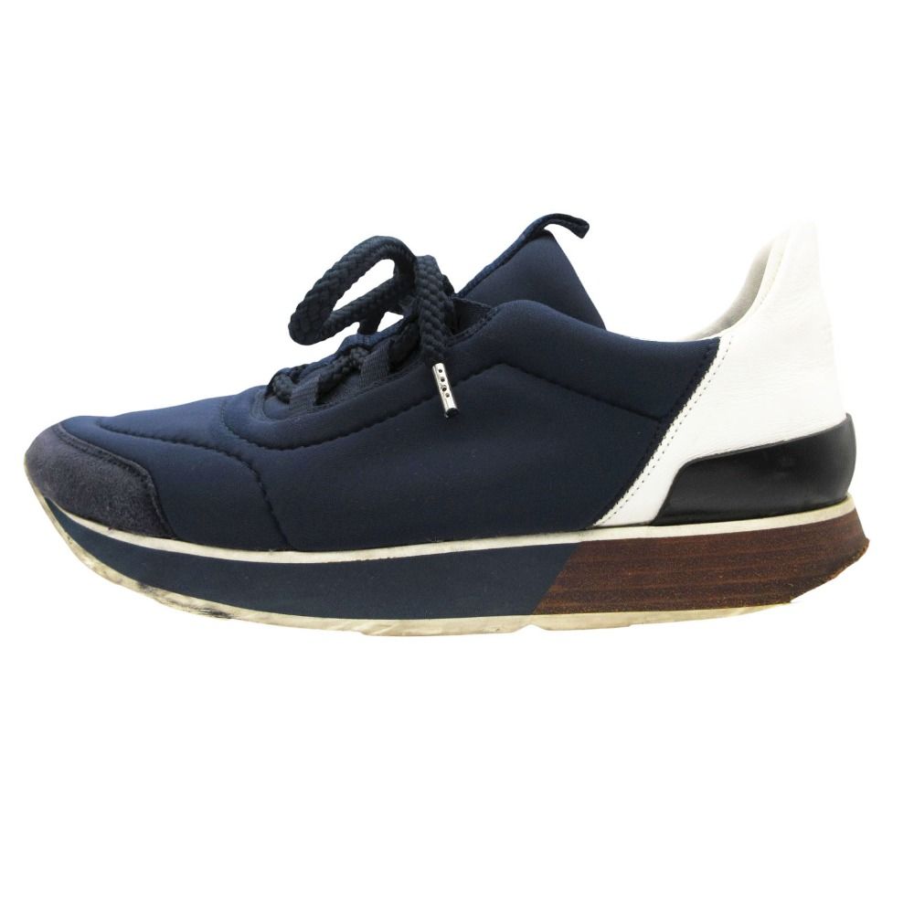 Hermes Sneakers Miles Low Cut Shoes Navy