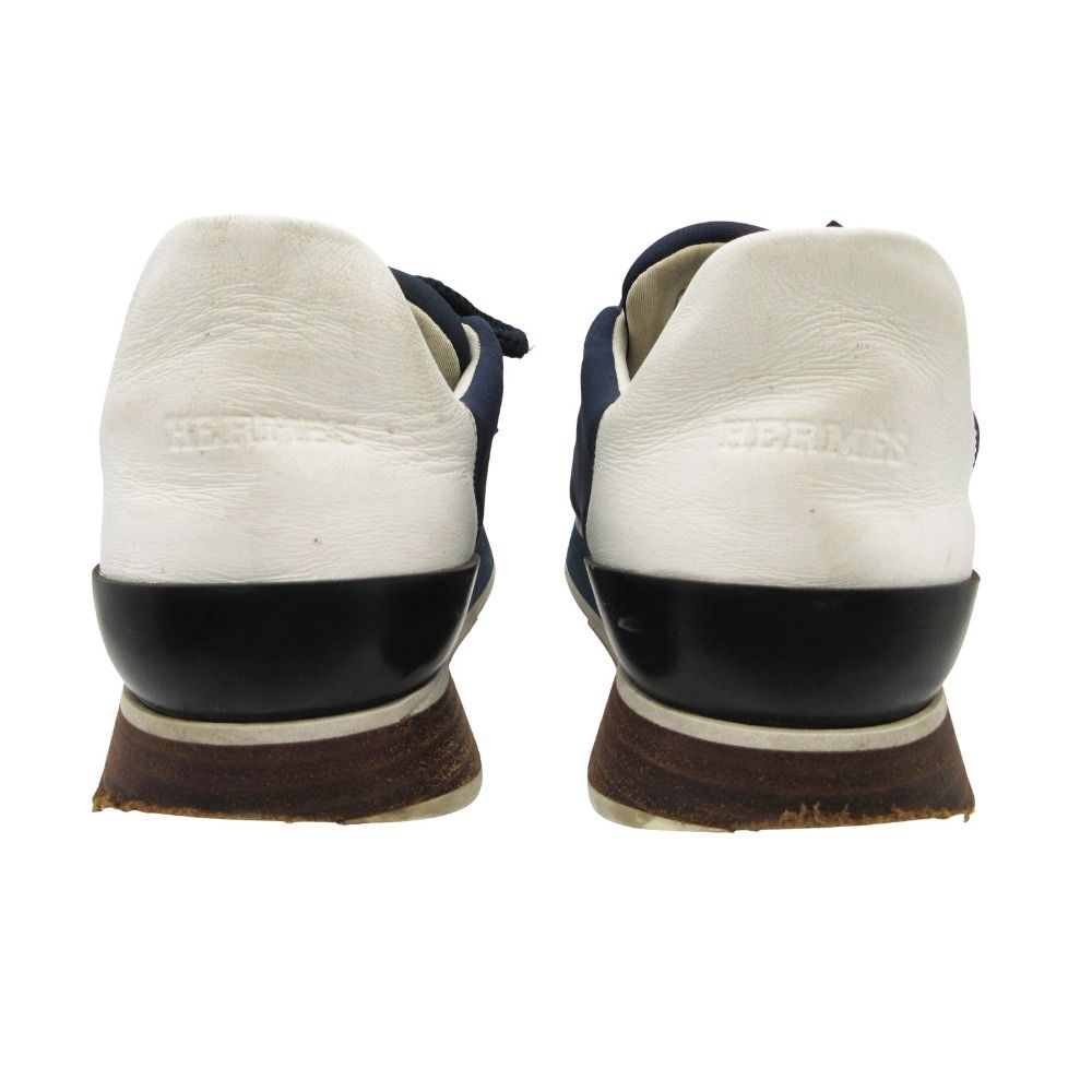 Hermes Sneakers Miles Low Cut Shoes Navy