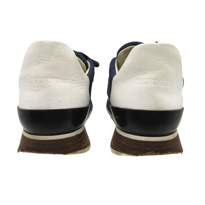 Hermes Sneakers Miles Low Cut Shoes Navy