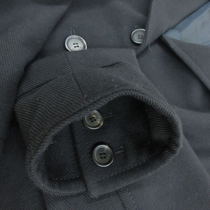 Celine Coat Wool 3 Button Short Length Black