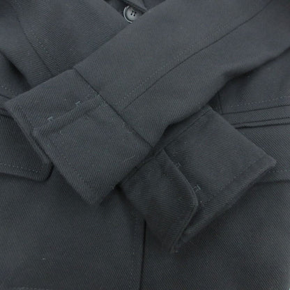 Celine Coat Wool 3 Button Short Length Black