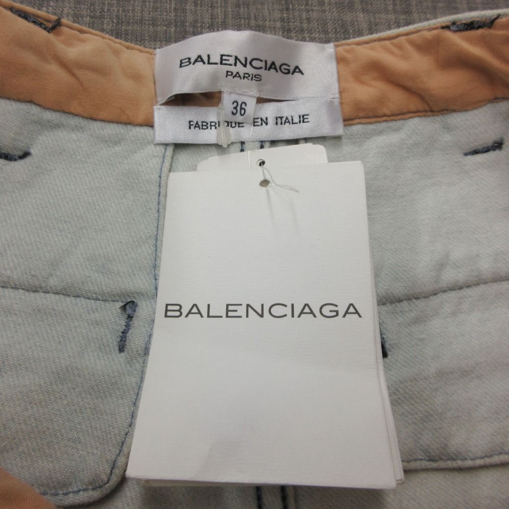 Balenciaga Denim Pants Long Fugees G-pants Blue SM