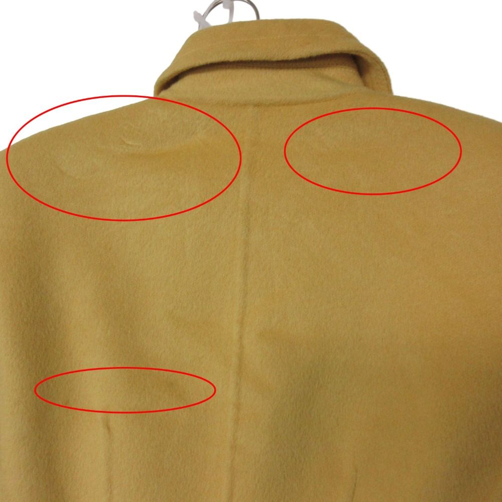 Prada Coat Angora Cashmere Shaggy Jacket Yellow