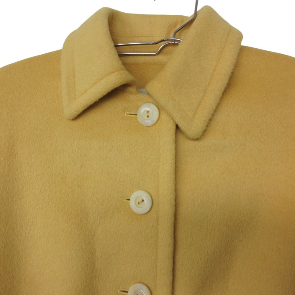 Prada Coat Angora Cashmere Shaggy Jacket Yellow