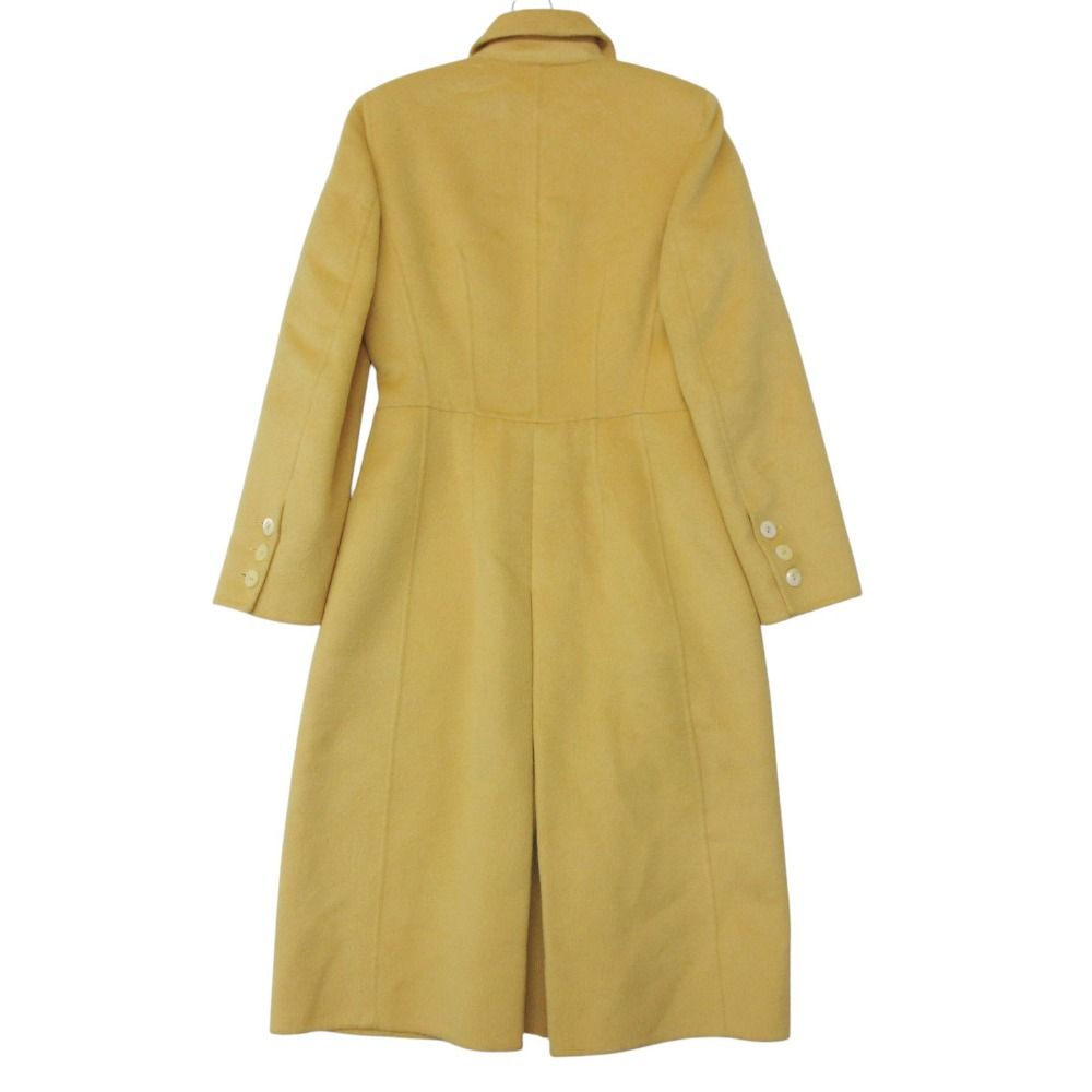 Prada Coat Angora Cashmere Shaggy Jacket Yellow