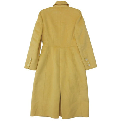 Prada Coat Angora Cashmere Shaggy Jacket Yellow