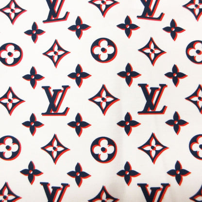 Louis Vuitton Dress Monogram Graphic Leather Trimmed Sleeveless Knee Length