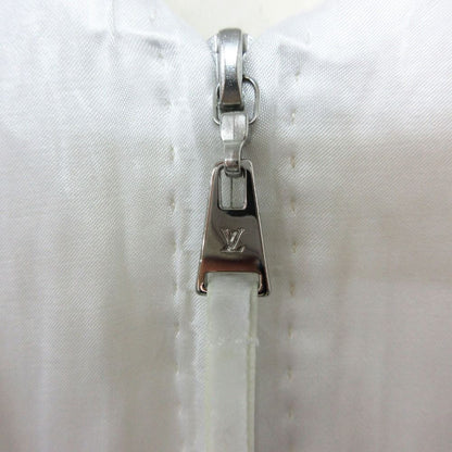 Louis Vuitton Dress Tweed Sleeveless Knee Length White