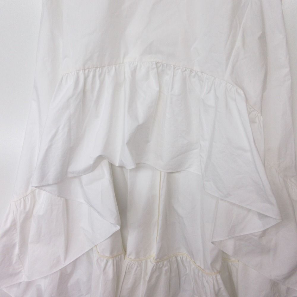 Fendi Dress Flower Lace Decoration Fno Sleeve White