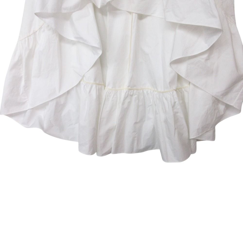 Fendi Dress Flower Lace Decoration Fno Sleeve White
