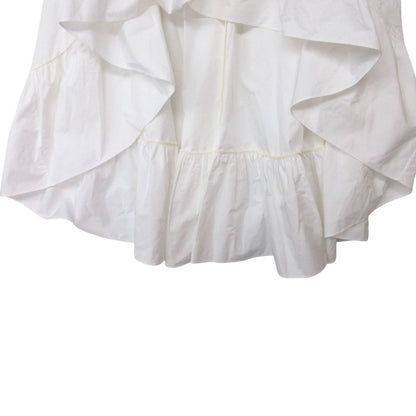 Fendi Dress Flower Lace Decoration Fno Sleeve White