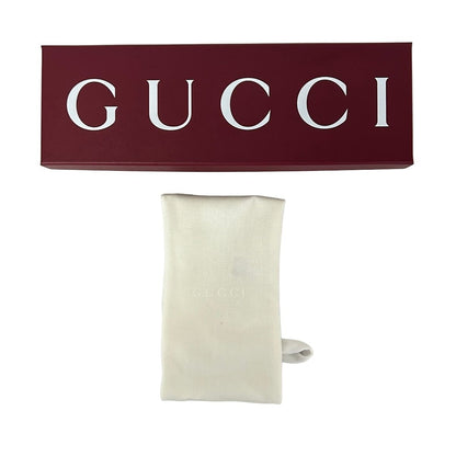 Gucci Key Holder Sherry Black Green Red Leather