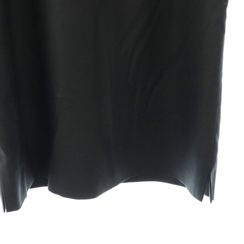 Max Mara White Tag Blouse Sleeveless Wool Silk Blend Black ES