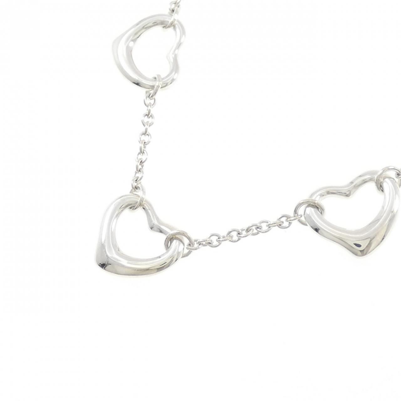 Tiffany & Co Open Heart 5 Motif Necklace