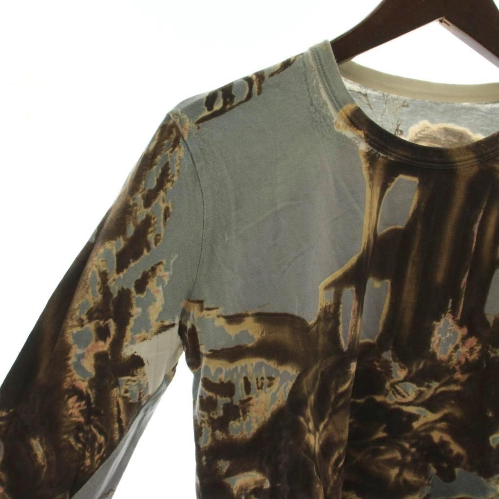Prada Roman Ruins T-Shirt Multicolor Long Sleeve All Over Pattern GG