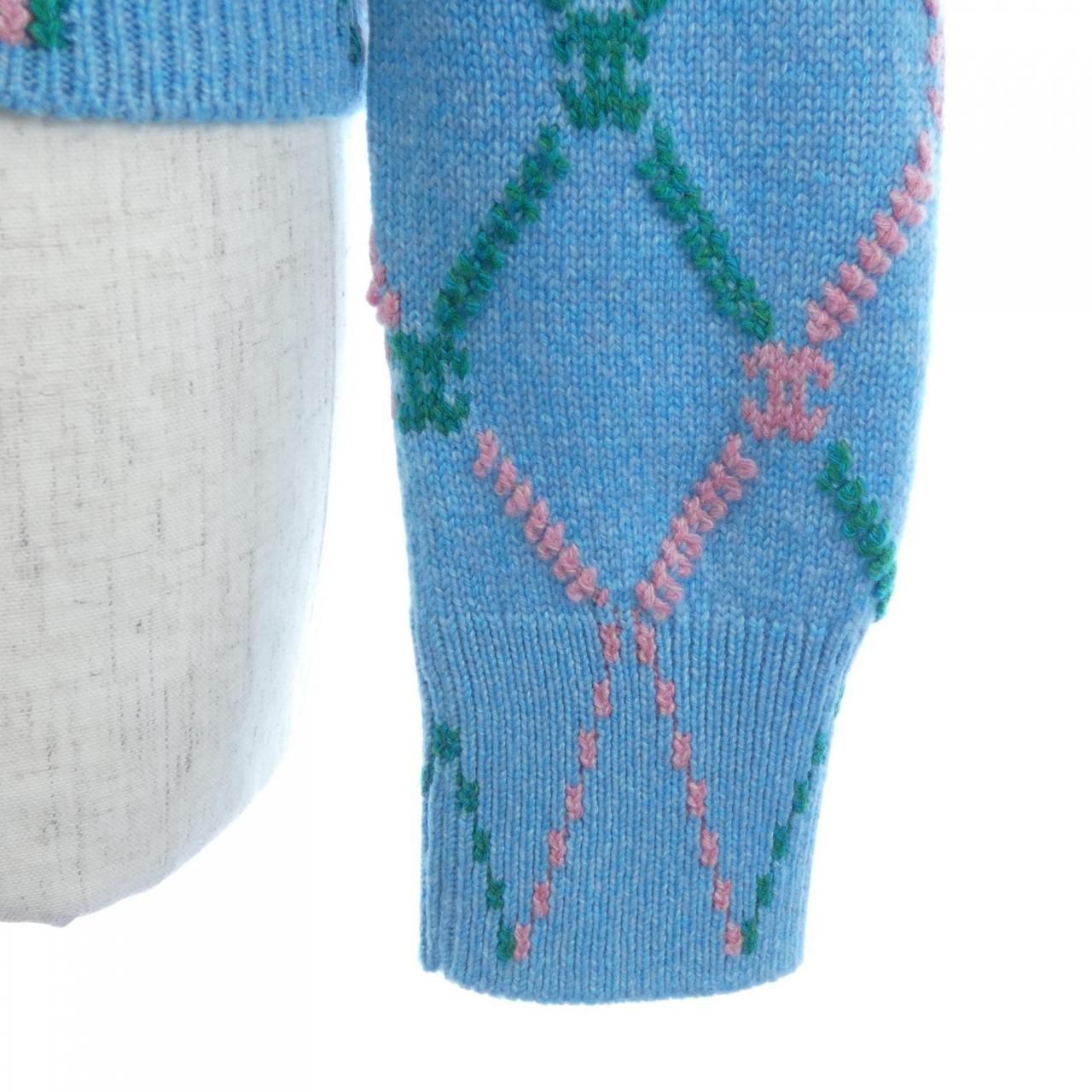 Chanel Knit Sweater Blue