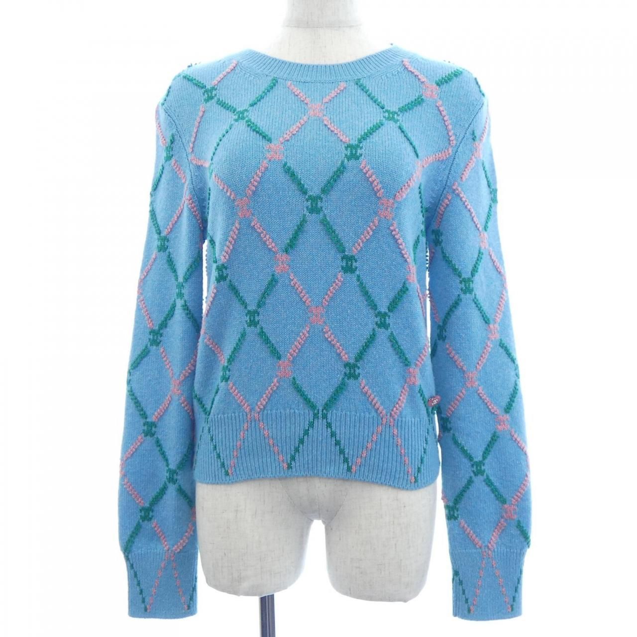 Chanel Knit Sweater Blue