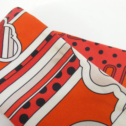 Hermes Faubourg Rainbow Twilly Scarf