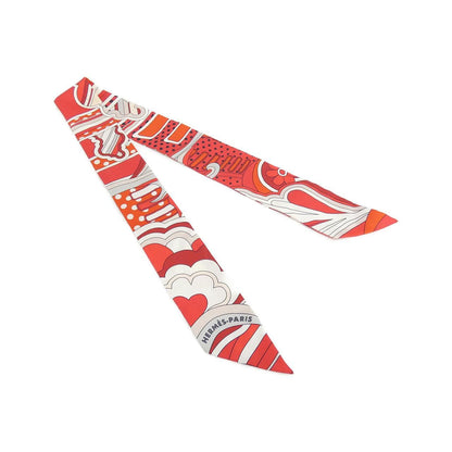 Hermes Faubourg Rainbow Twilly Scarf