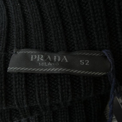 Prada Wool Mock Turtleneck Sweater Knit