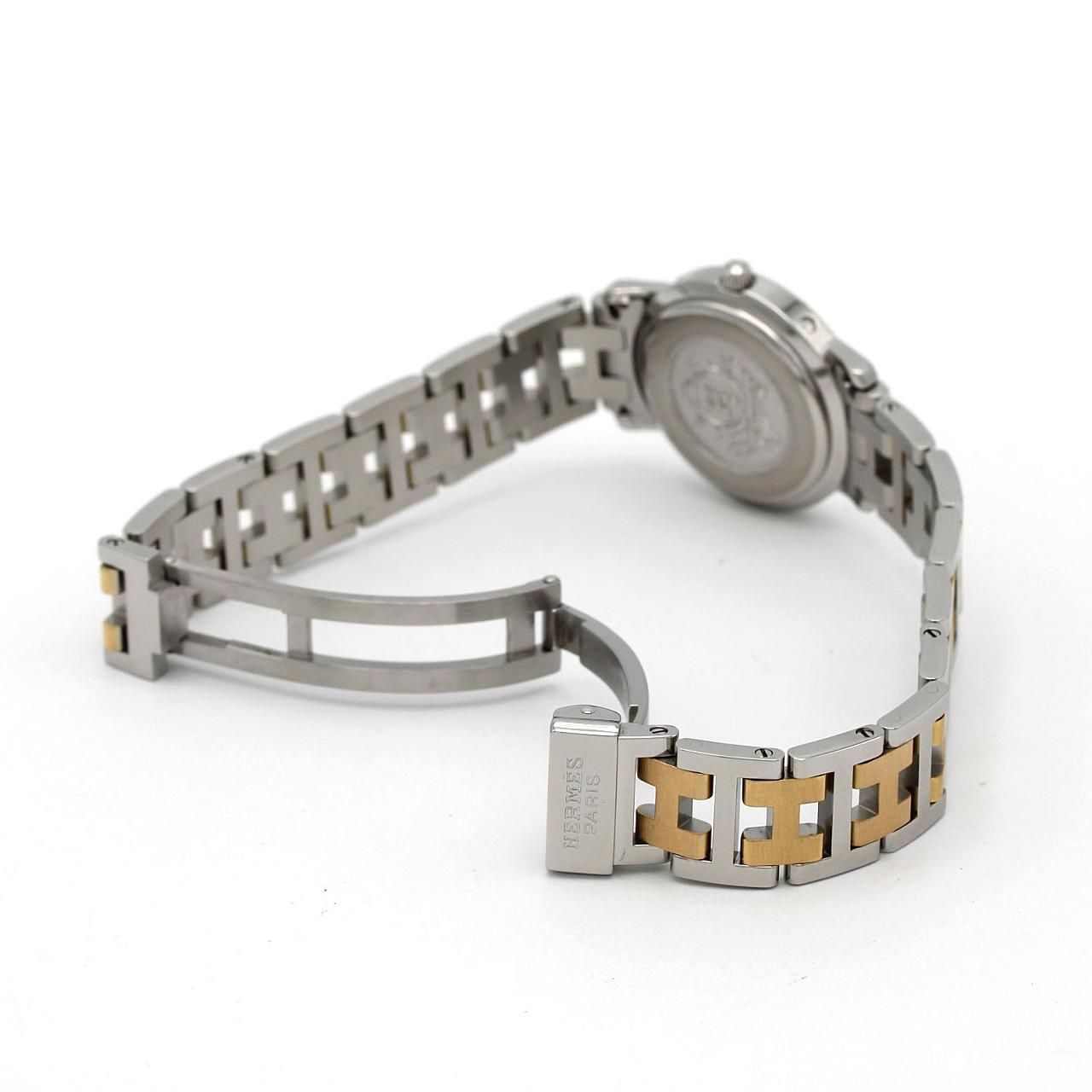 Hermes Clipper Quartz Watch White