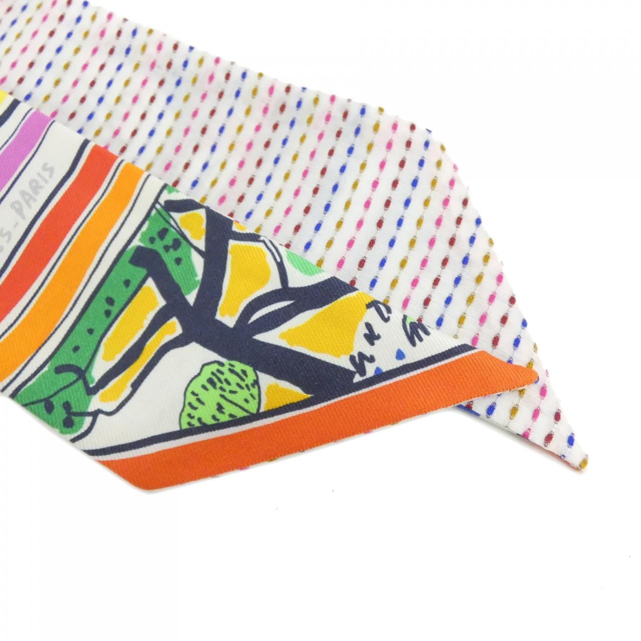 Hermes Rayures D'ete Twill Twins Scarf