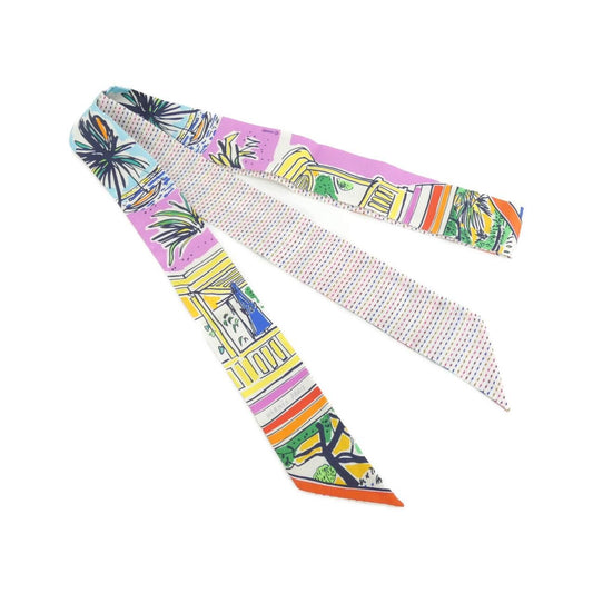 Hermes Rayures D'ete Twill Twins Scarf