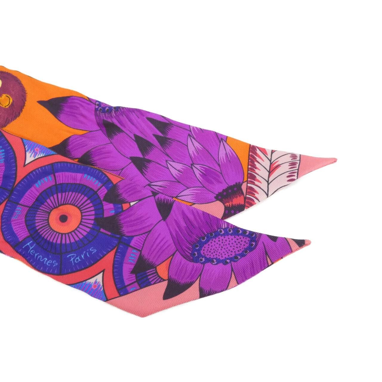 Hermes Twilly Scarf Purple