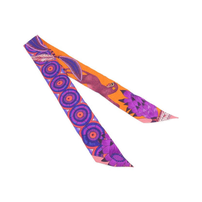 Hermes Twilly Scarf Purple