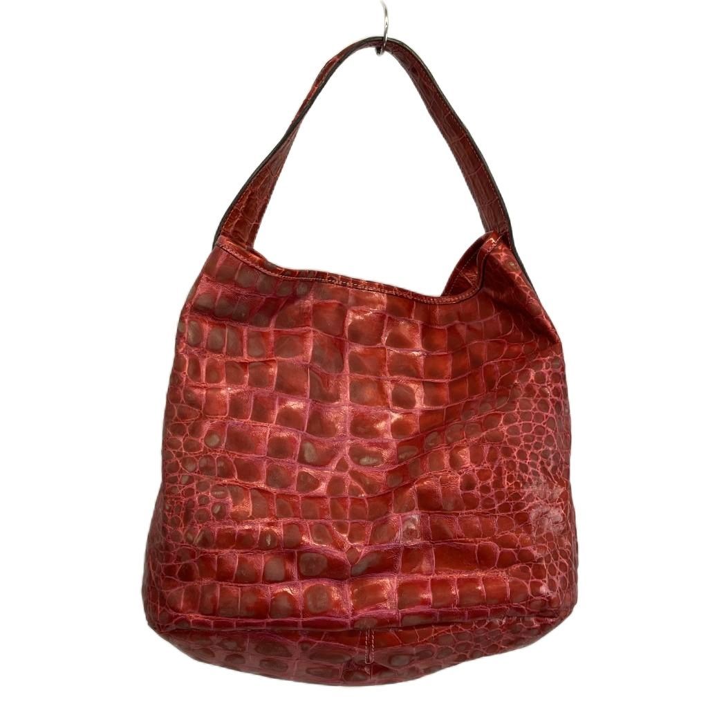 Max Mara Handbag Shoulder Leather Croco