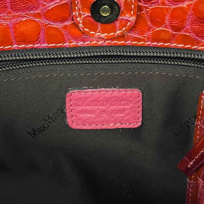 Max Mara Handbag Shoulder Leather Croco