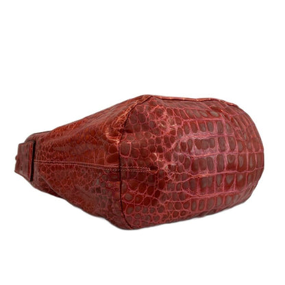 Max Mara Handbag Shoulder Leather Croco