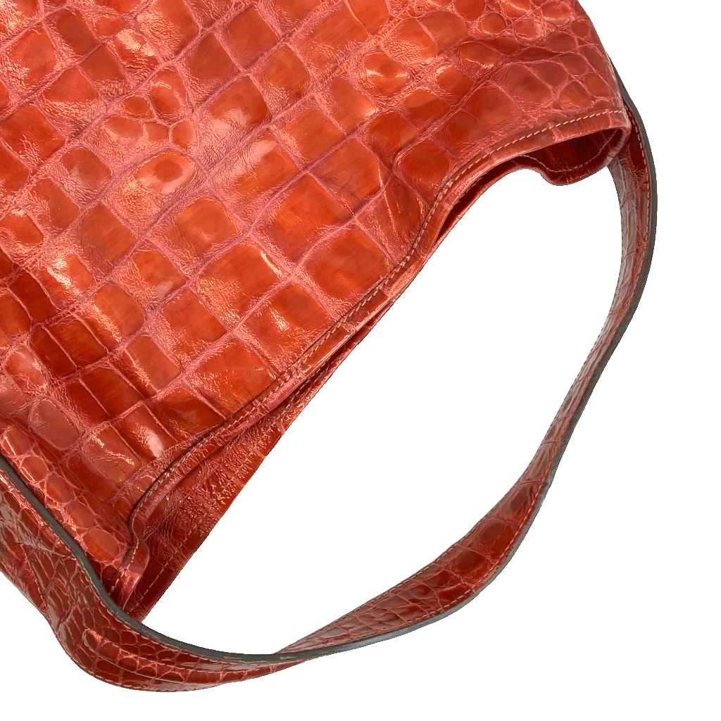 Max Mara Handbag Shoulder Leather Croco