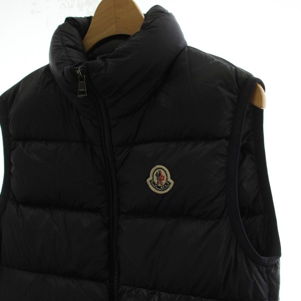 Moncler Sovex Down Jacket Vest 0 Navy Sleeveless Color