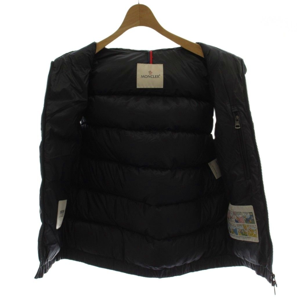 Moncler Sovex Down Jacket Vest 0 Navy Sleeveless Color