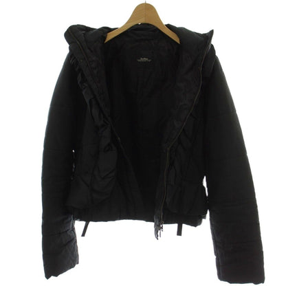 Max Mara Weekend Line Jacket 40 Black Long Sleeve Volume Neck GG