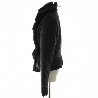 Max Mara Weekend Line Jacket 40 Black Long Sleeve Volume Neck GG