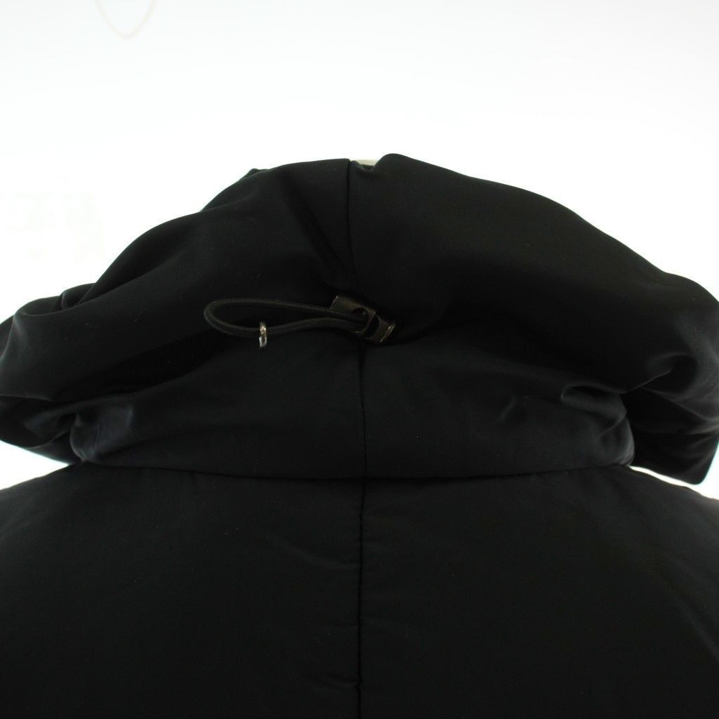Max Mara Weekend Line Jacket 40 Black Long Sleeve Volume Neck GG