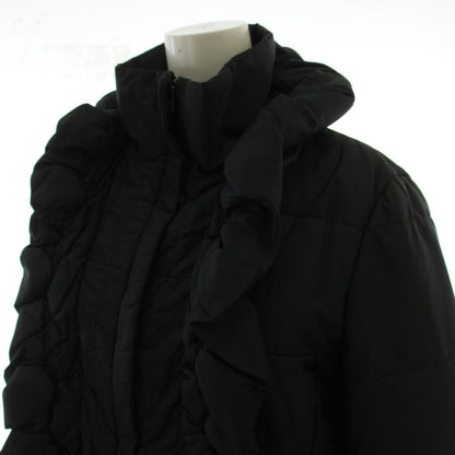 Max Mara Weekend Line Jacket 40 Black Long Sleeve Volume Neck GG