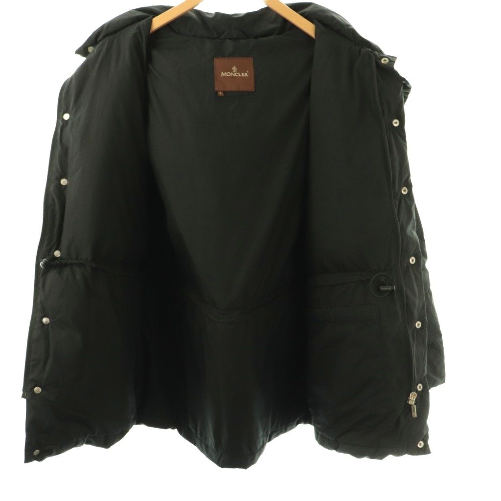 Moncler Down Jacket Zip Up 1 Black