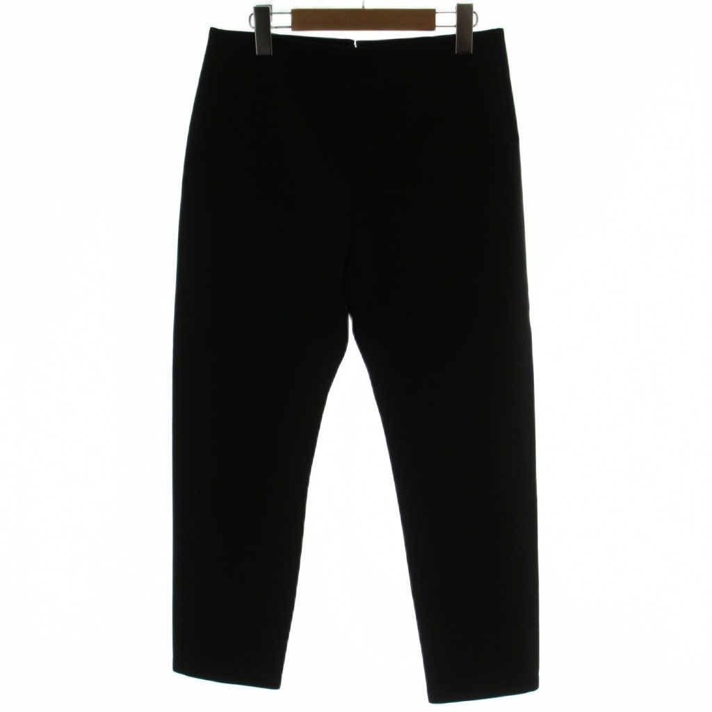 Balenciaga Pants Trousers 38 Black Long Logo Embroidery GG