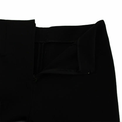Balenciaga Pants Trousers 38 Black Long Logo Embroidery GG