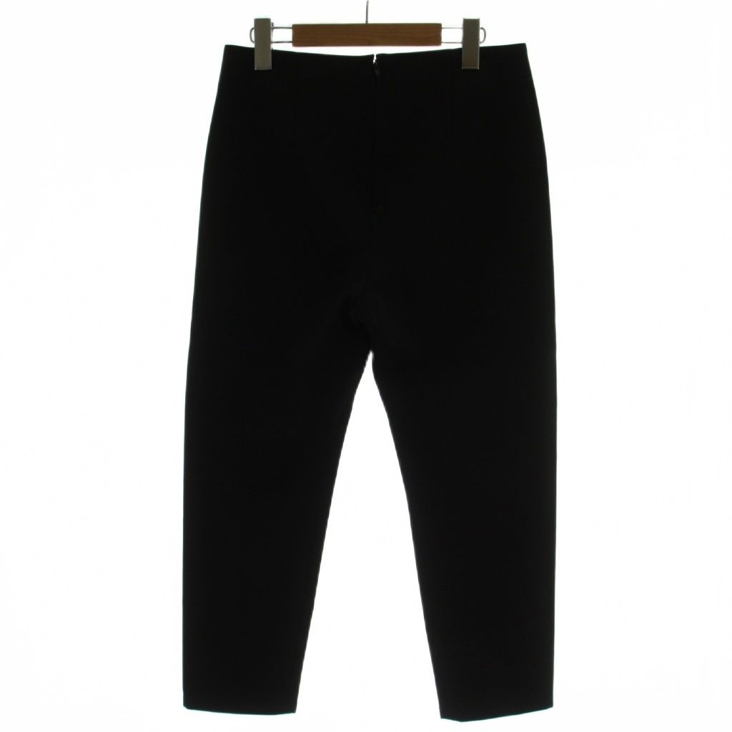 Balenciaga Pants Trousers 38 Black Long Logo Embroidery GG