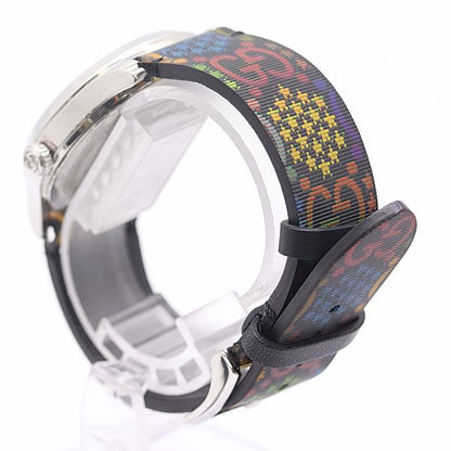 Gucci Timeless Psychedelic 126.4 Quartz Rainbow Black Dial Watch