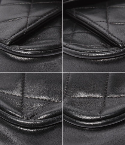 Chanel Chain Shoulder Bag Mini Quilted Gold Lambskin